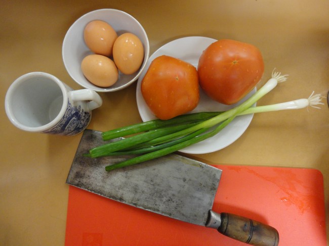 Tomato and Egg prep